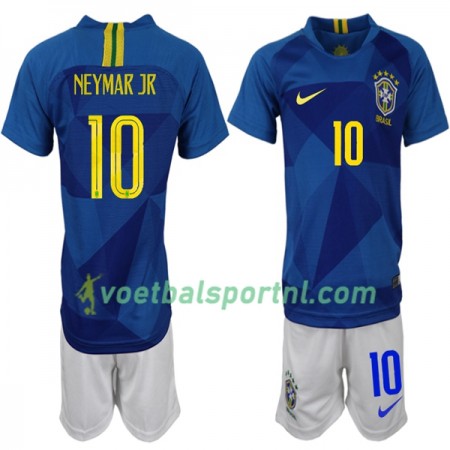 Brazilië Neymar JR 10 Kind Uit Tenue WK voetbal 2018